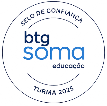Selo BTG Soma Educação 2025